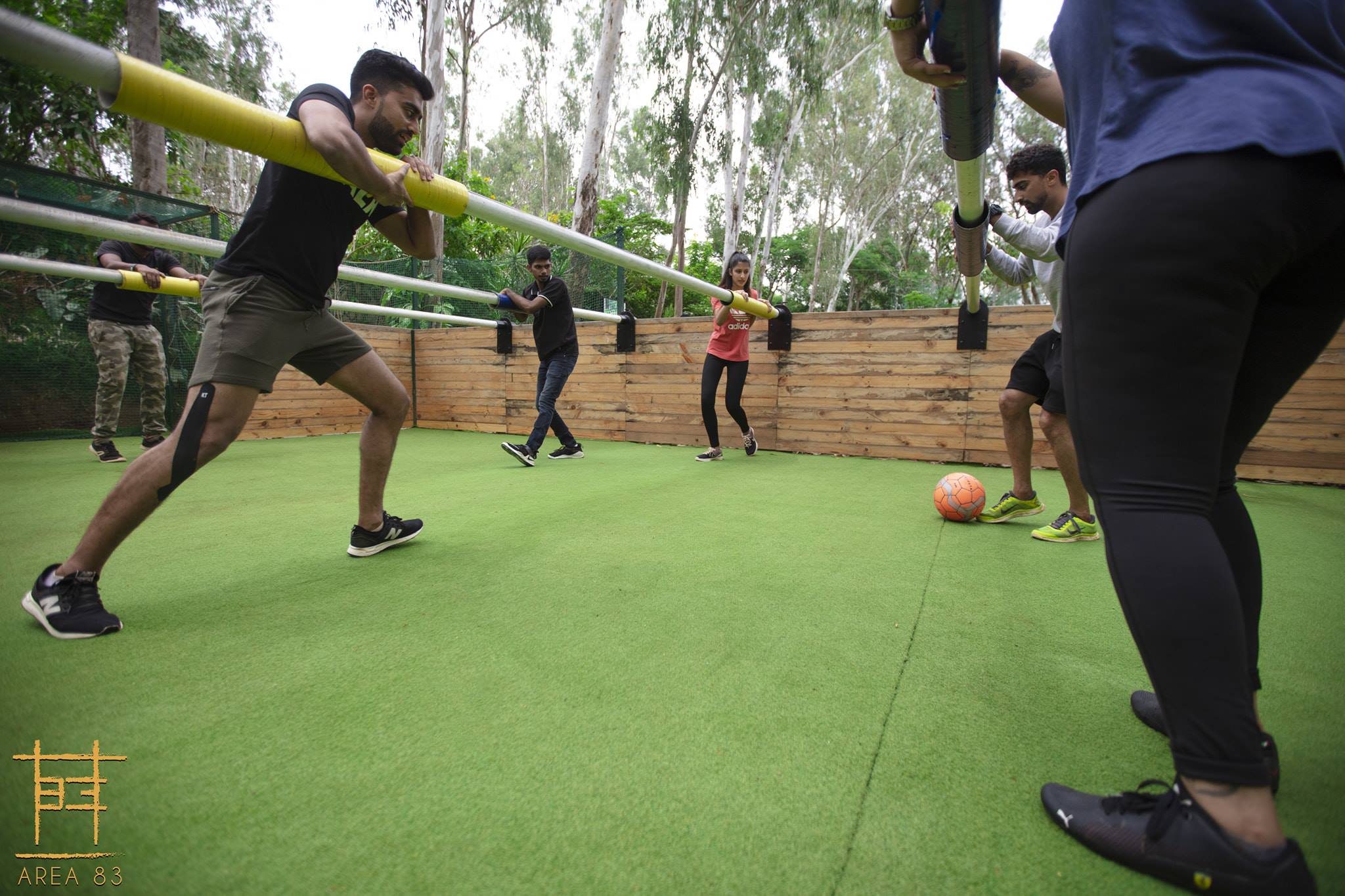 Human Foosball at Area83