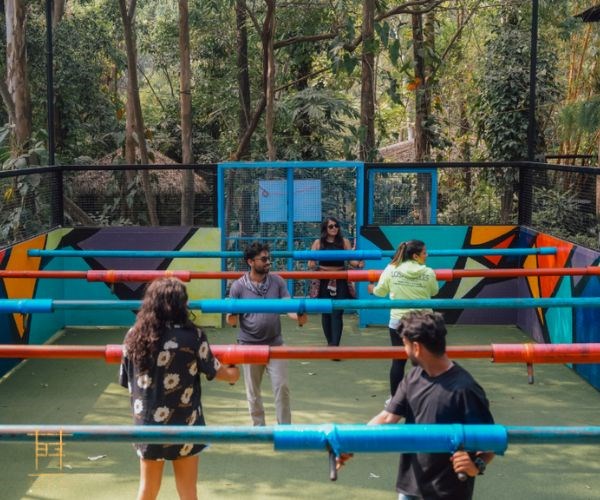 Why Human Foosball at Area 83 Is a Hilarious and Fun Team Game